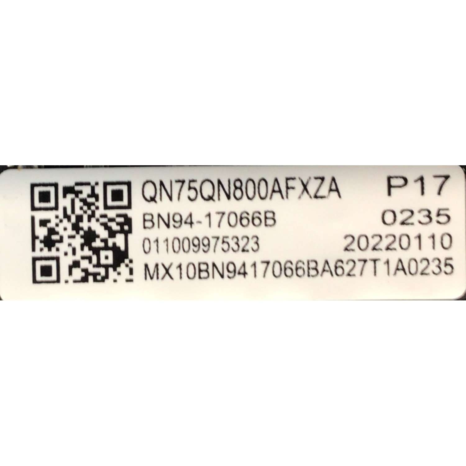 MAIN PARA TV SAMSUNG NEO QLED 8K SMART TV / NUMERO DE PARTE BN94-17066B / BN41-02854A / BN97-18916D / DFVC2133 / BN41-02854A-000 / BN9417066B / DISPLAY T750MVR02.2 / BN96-52439A / PANEL CY-TA075JLAV1H / MODELO QN75QN800 / QN75QN800AFXZA - Imagen 4